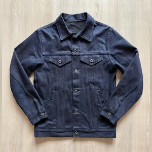 3Sixteen Beast Duck Selvedge Denim Trucker Sz M *flaws